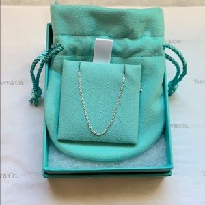 Tiffany’s Sterling Small necklace.